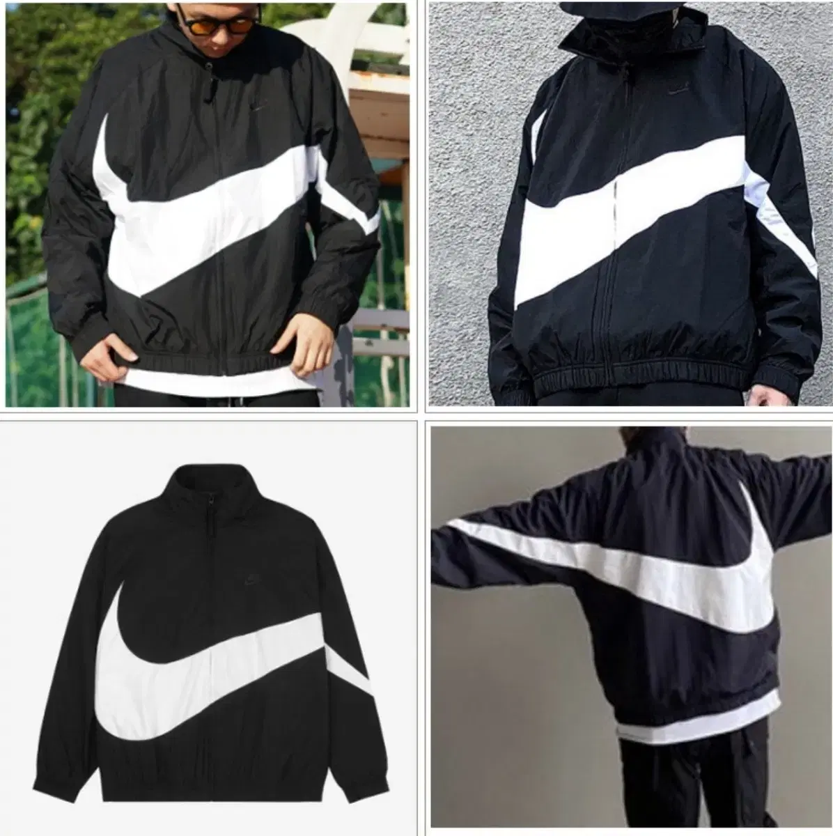 Nike ビッグスウッシュウーブンウインドブレーカーウィンド